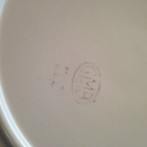 Franciscan Pottery Plate & Cup Set Montecito ~2 Pc.~ Satin Gray USA VTG - Picture 2 of 2